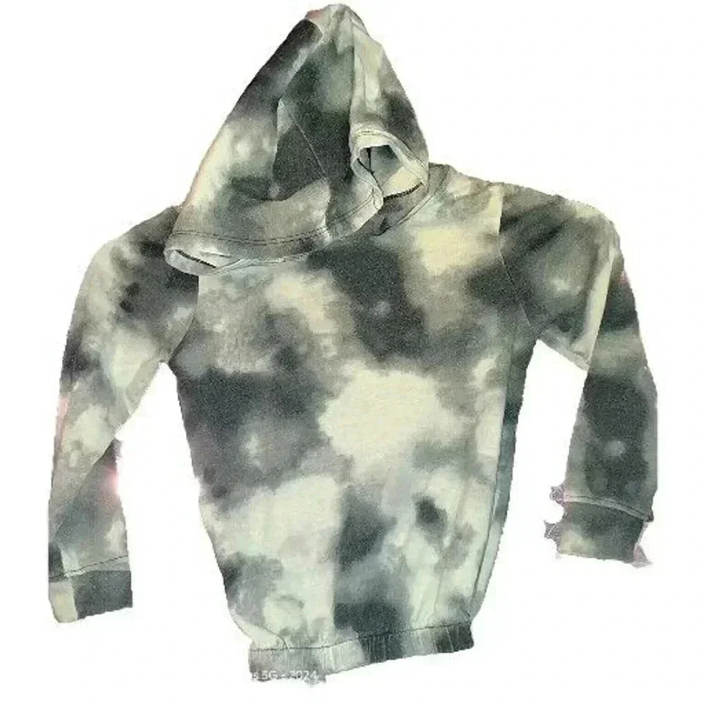 Garanimals Toddler Cloudy Tie Dye Long Sleeve Hooded Tshirt 4t